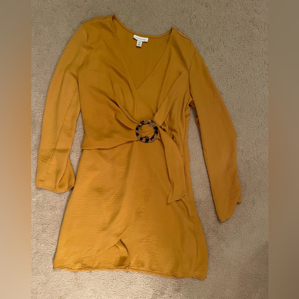 Topshop Longsleeve mini dress
